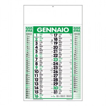 calendario-olandese-verde